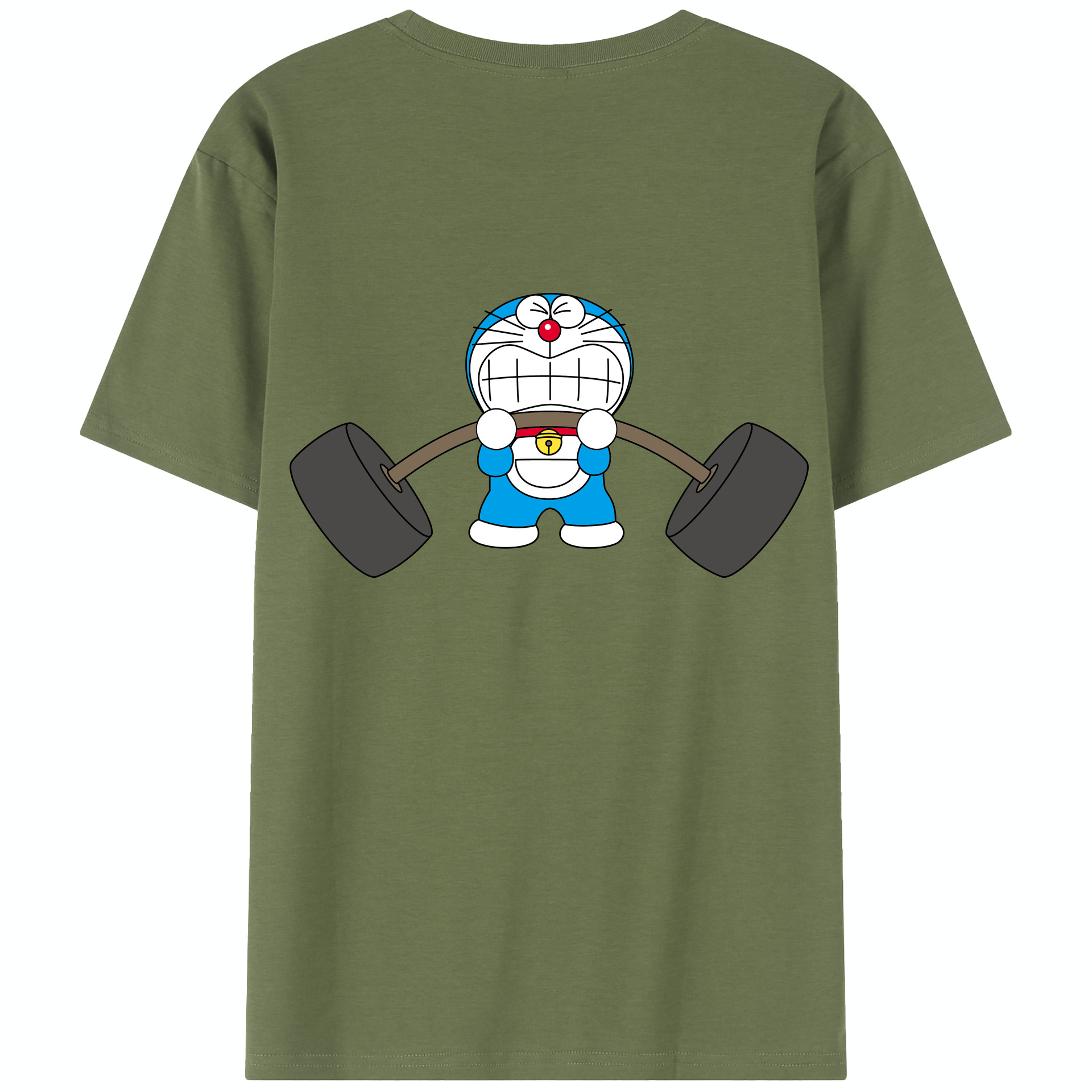 （画像用） ドラえもん Doraemon 綿100％半袖Tシャツ（背面プリント）